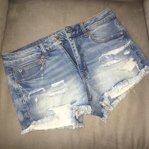 American Eagle Hi-Rise Festival Jean Shorts